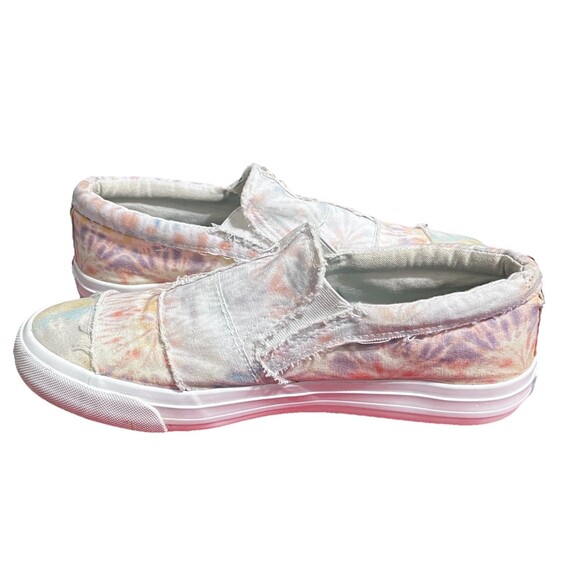 Blowfish Malibu Women's Slip On Sneakers Abstract Patchwork Canvas Size 9 EUC - Picture 4 of 10